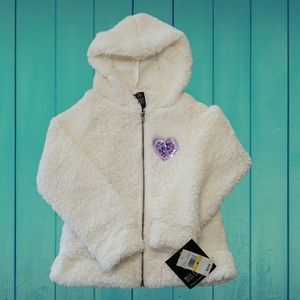 Miss Chievous Sequin Unicorn Zip Hoodie NWT  Sz M (8)